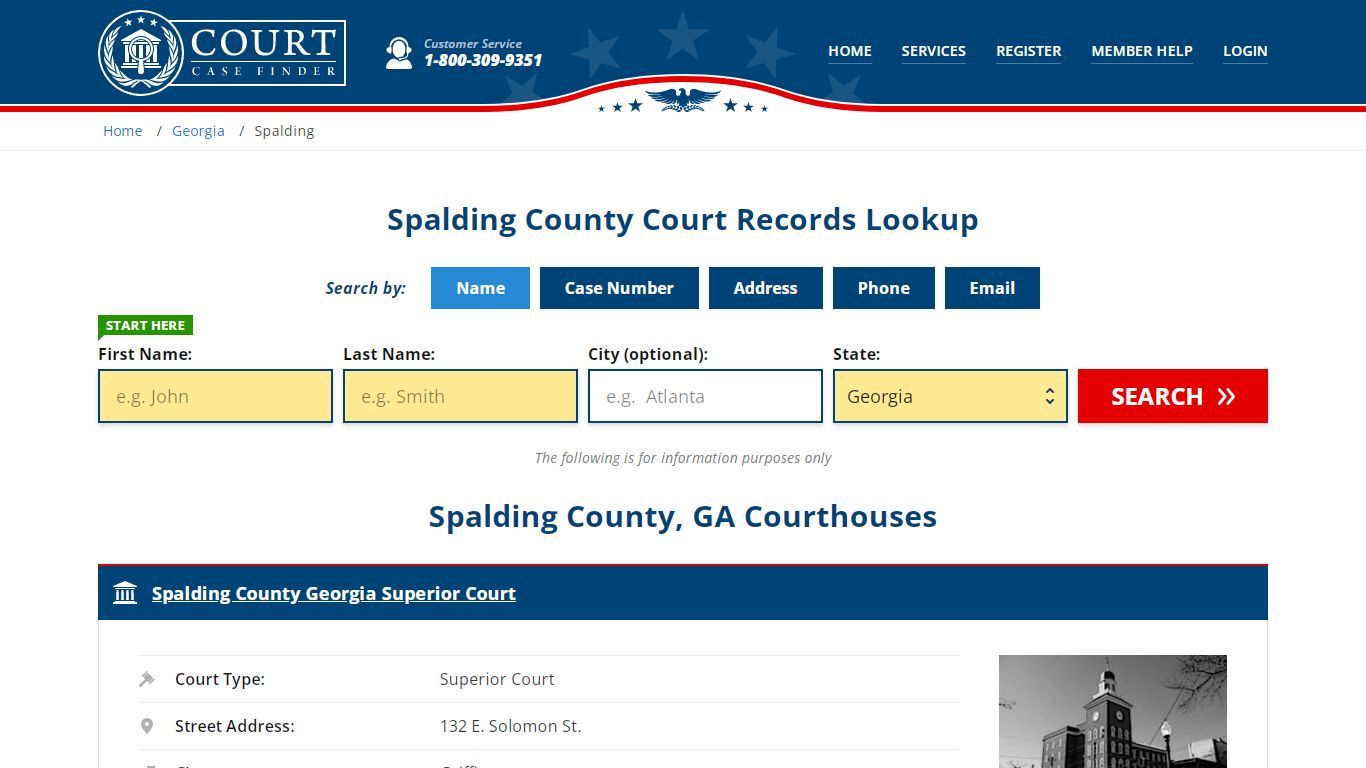 Spalding County Court Records | GA Case Lookup